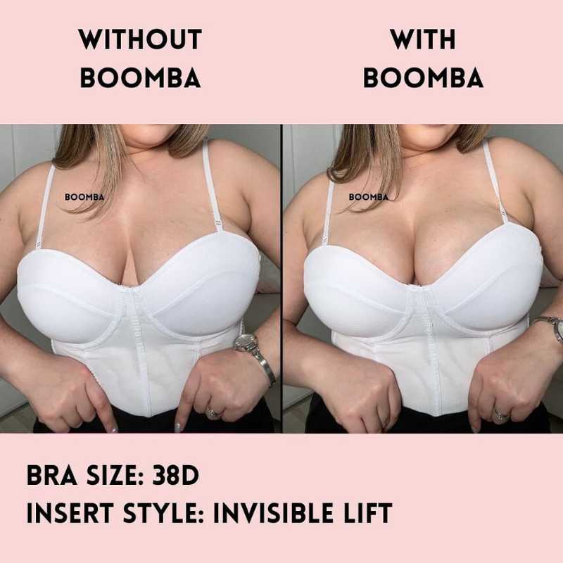 Large Breast Lift Pad Tape Bra Enhancer Cleavage Boost Silicone Invisible