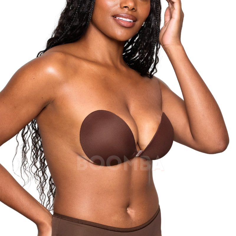Low cut sticky bra discount