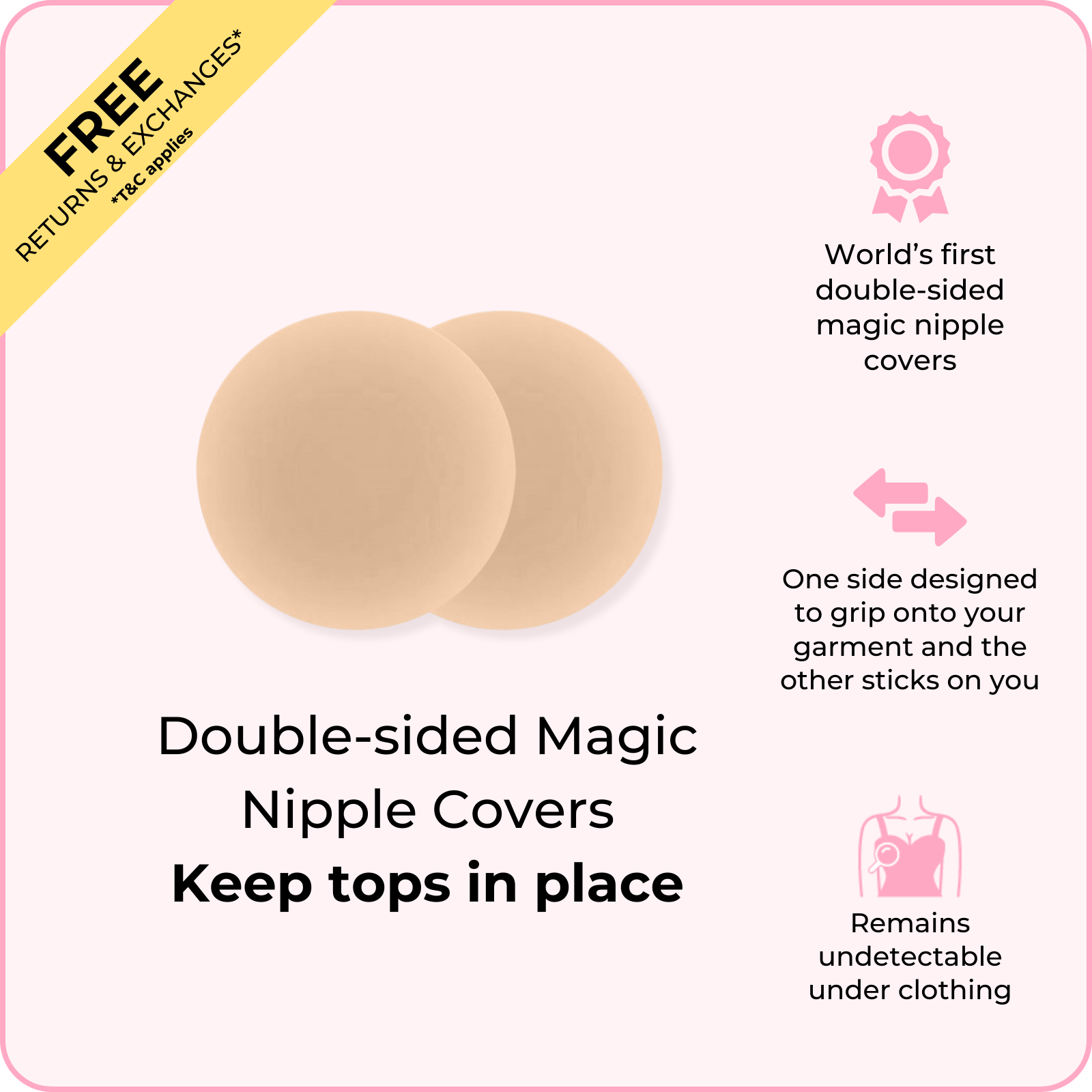Double-Sided Magic Nipple Covers