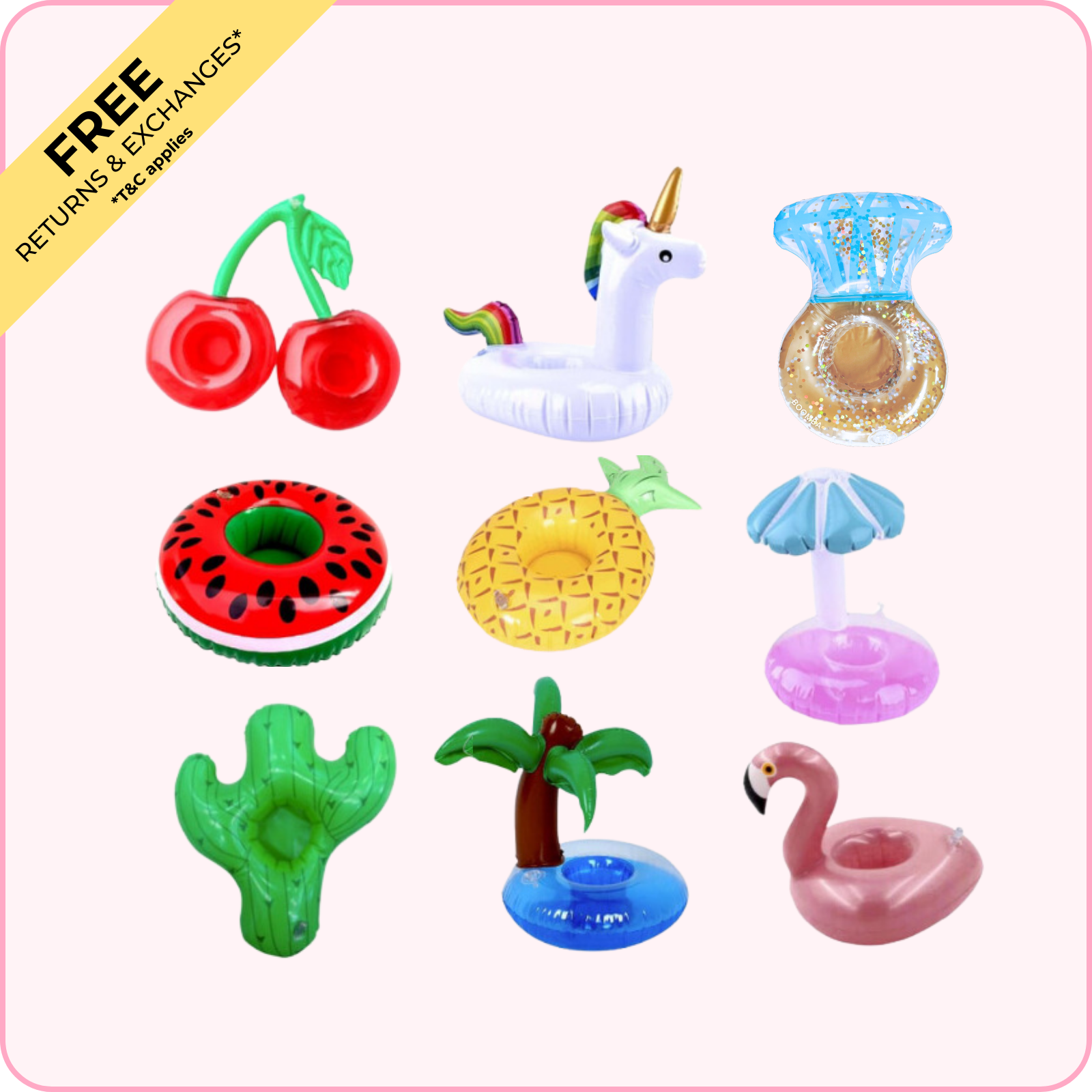 Mini Inflatable Drink Floaties