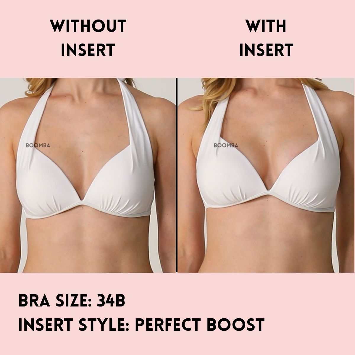 A Pair Bra Pads Inserts Removable Push Up Breast Enhancer Padded for  Mastectomy