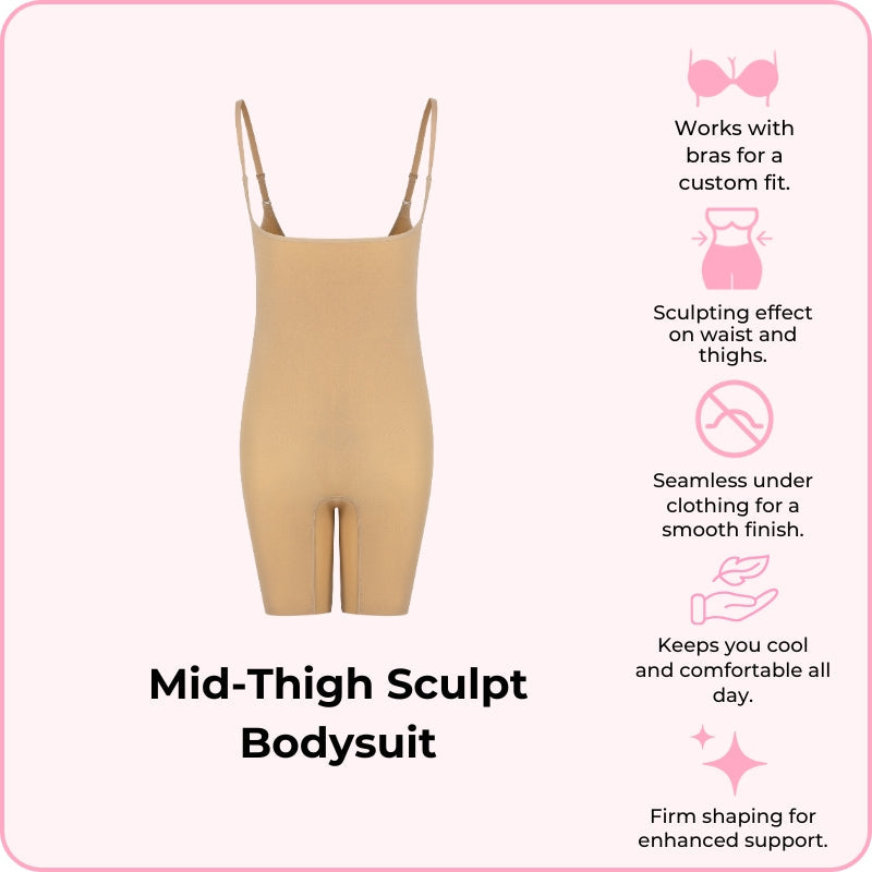 Mid-Thigh Sculpt Bodysuit