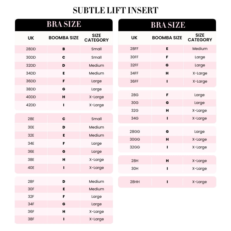 Subtle Lift Inserts